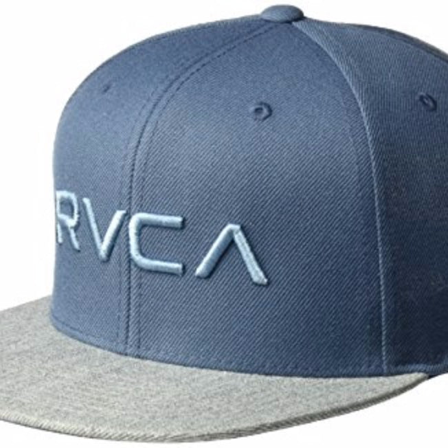 RVCA Twill Snapback Hat Slate OS
