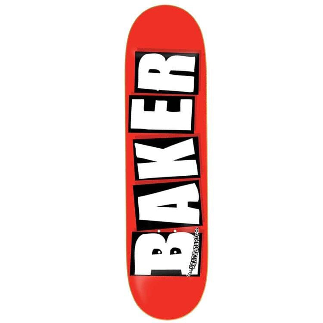 Baker Brand Logo Deck RED/WHT 8.5