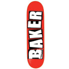 Baker Brand Logo Deck RED/WHT 8.5