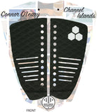 Channel Islands Surfboards Connor O'Leary Flat Traction Pad 2 Piece 001-Black