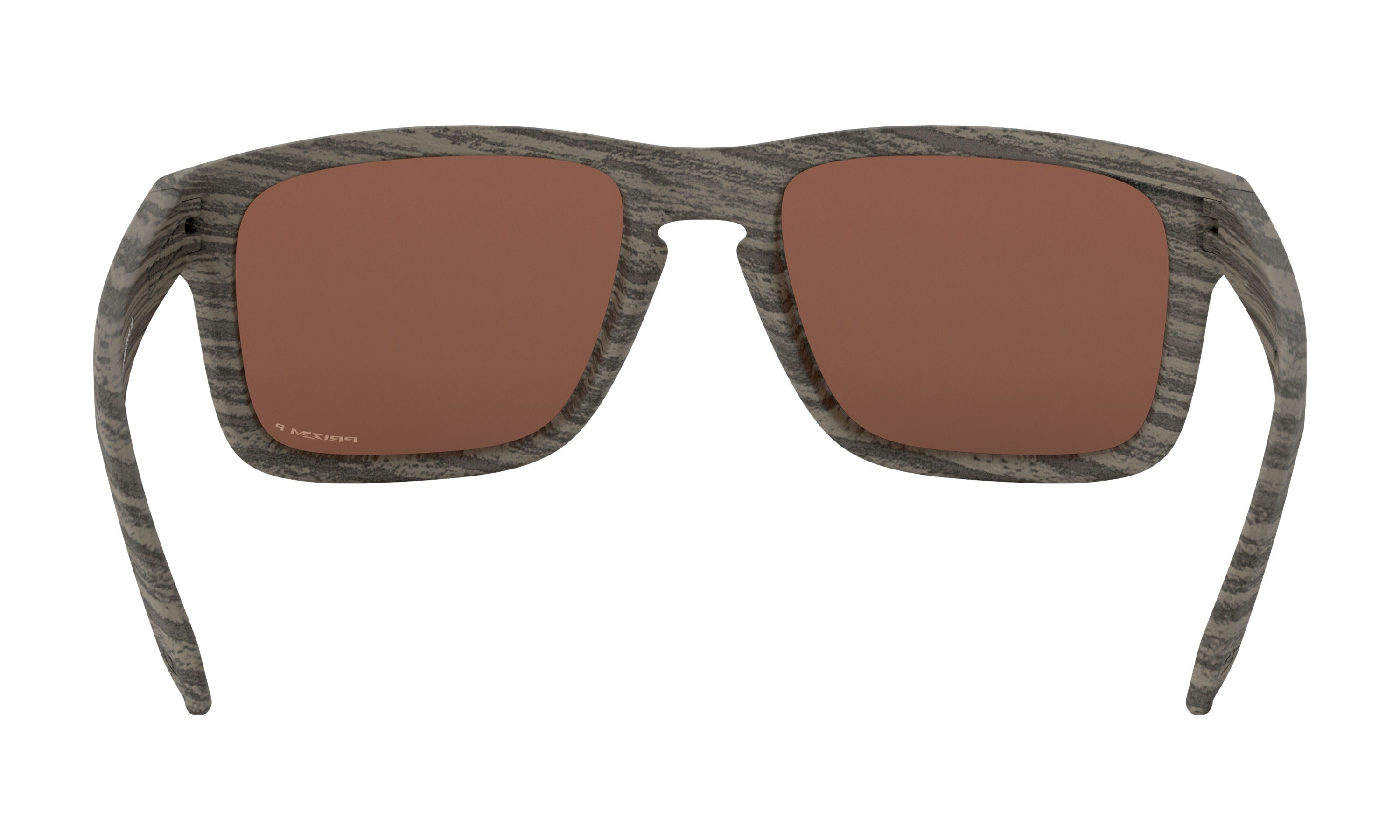 Oakley Holbrook Polarized Sunglasses Woodgrain PrizmDeepWater Square
