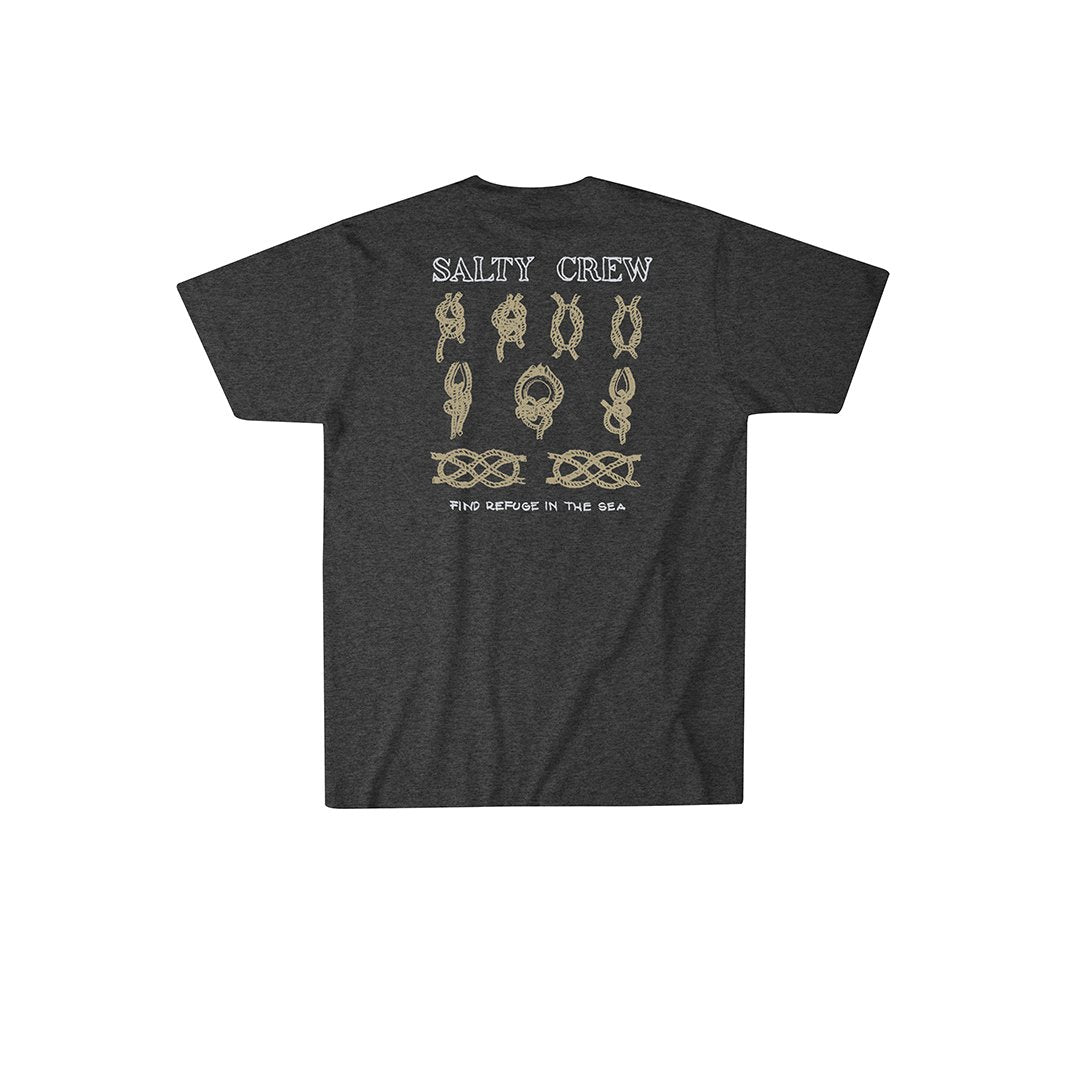 Salty Crew Knotted Tee GraphiteHeather XXL