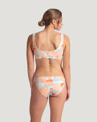 Free Fly Women's Wavebound Bikini Bottom Calypso Print Light Coral S