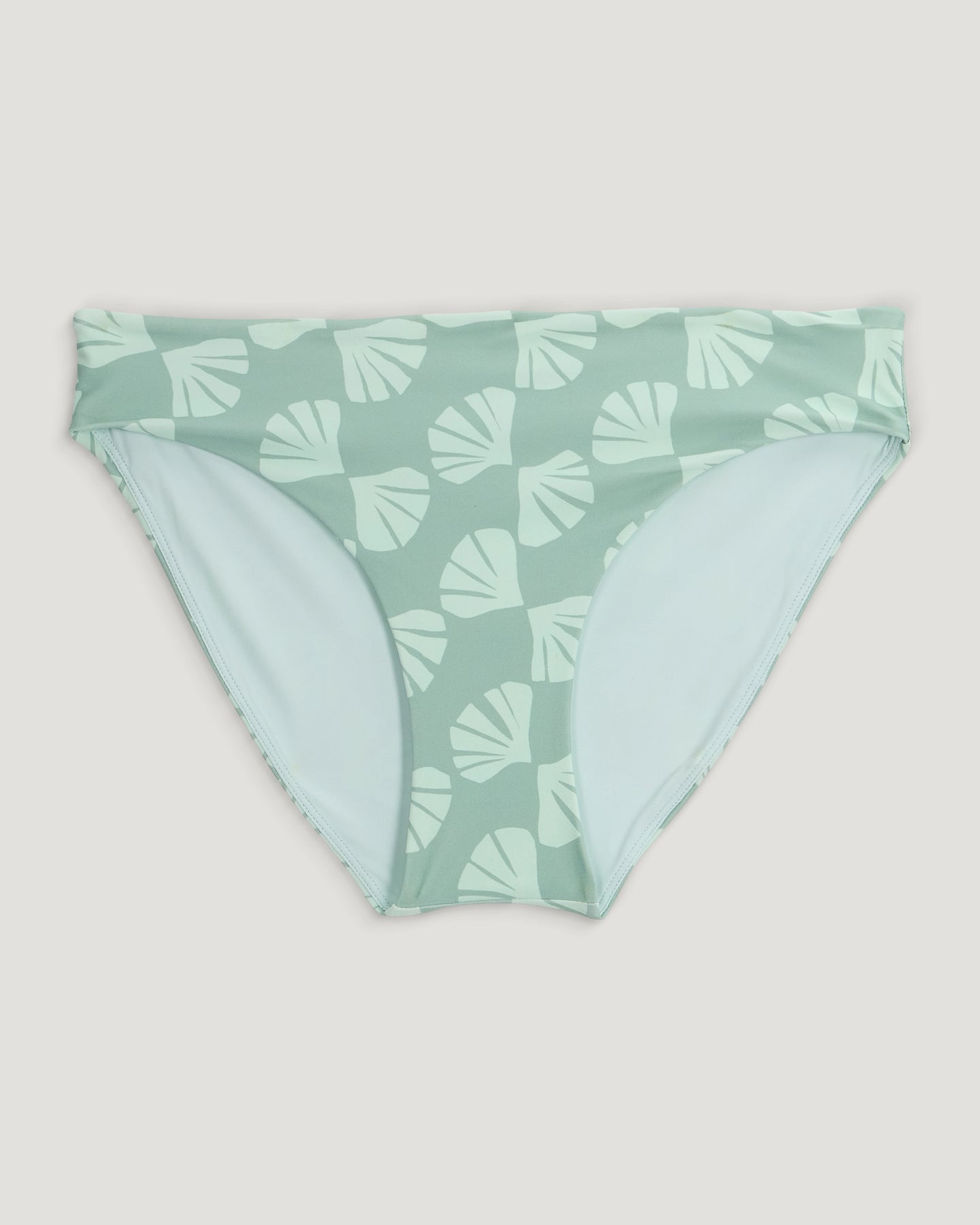 Free Fly Women's Wavebound Bikini Bottom Sea Scallop Print Ocean Mist S