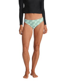 Free Fly Women's Wavebound Bikini Bottom Sea Scallop Print Ocean Mist L