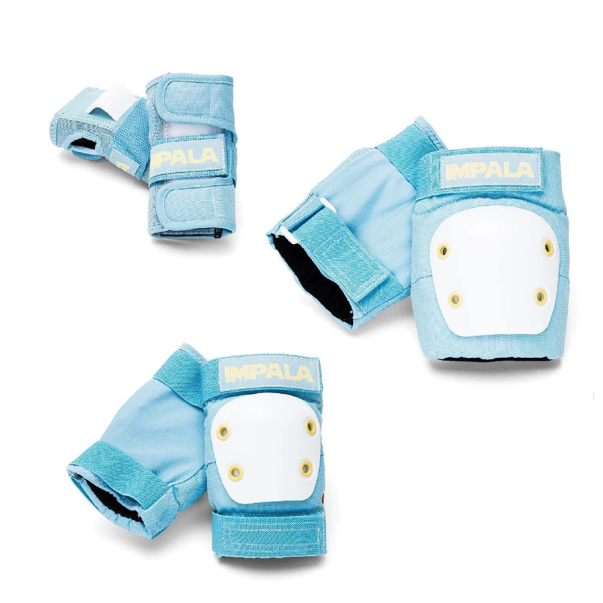 Impala Protective Pad Set SkyBlue/Yellow M