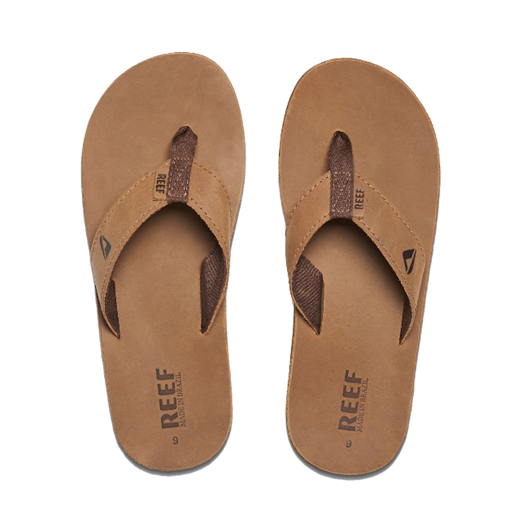 Reef Leather Smoothy Mens Sandal BZB-Bronze Brown 11