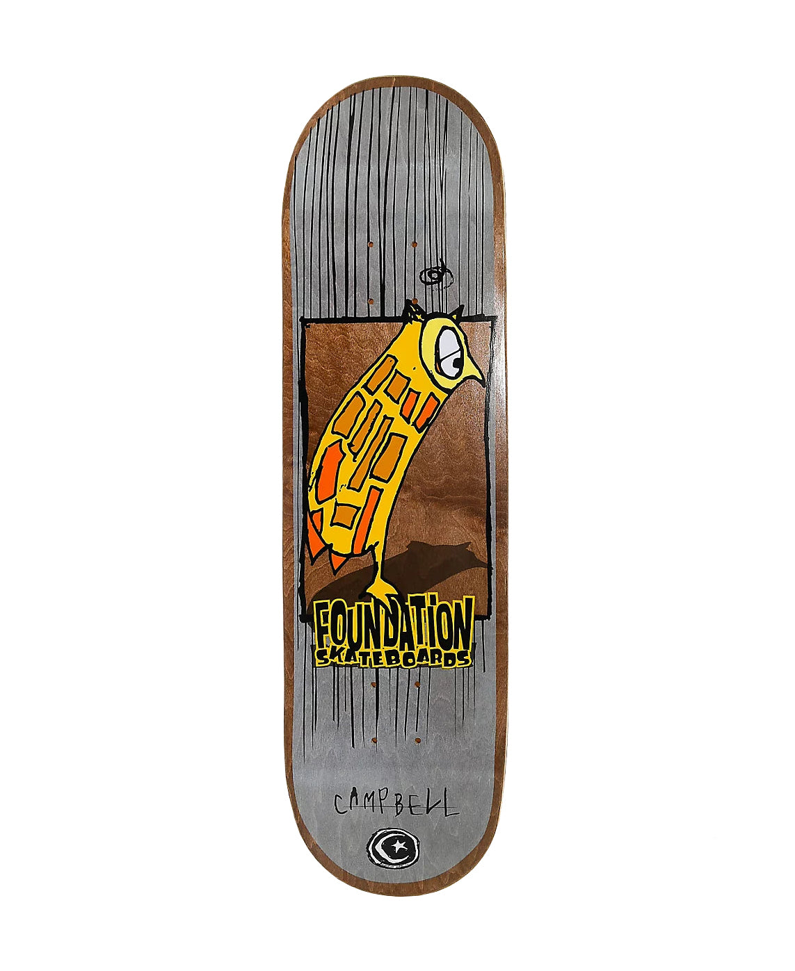 Foundation Skateboards Owl Deck Campbell 8.38