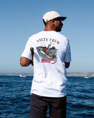 Salty Crew Whaler Chase SS Tee White L