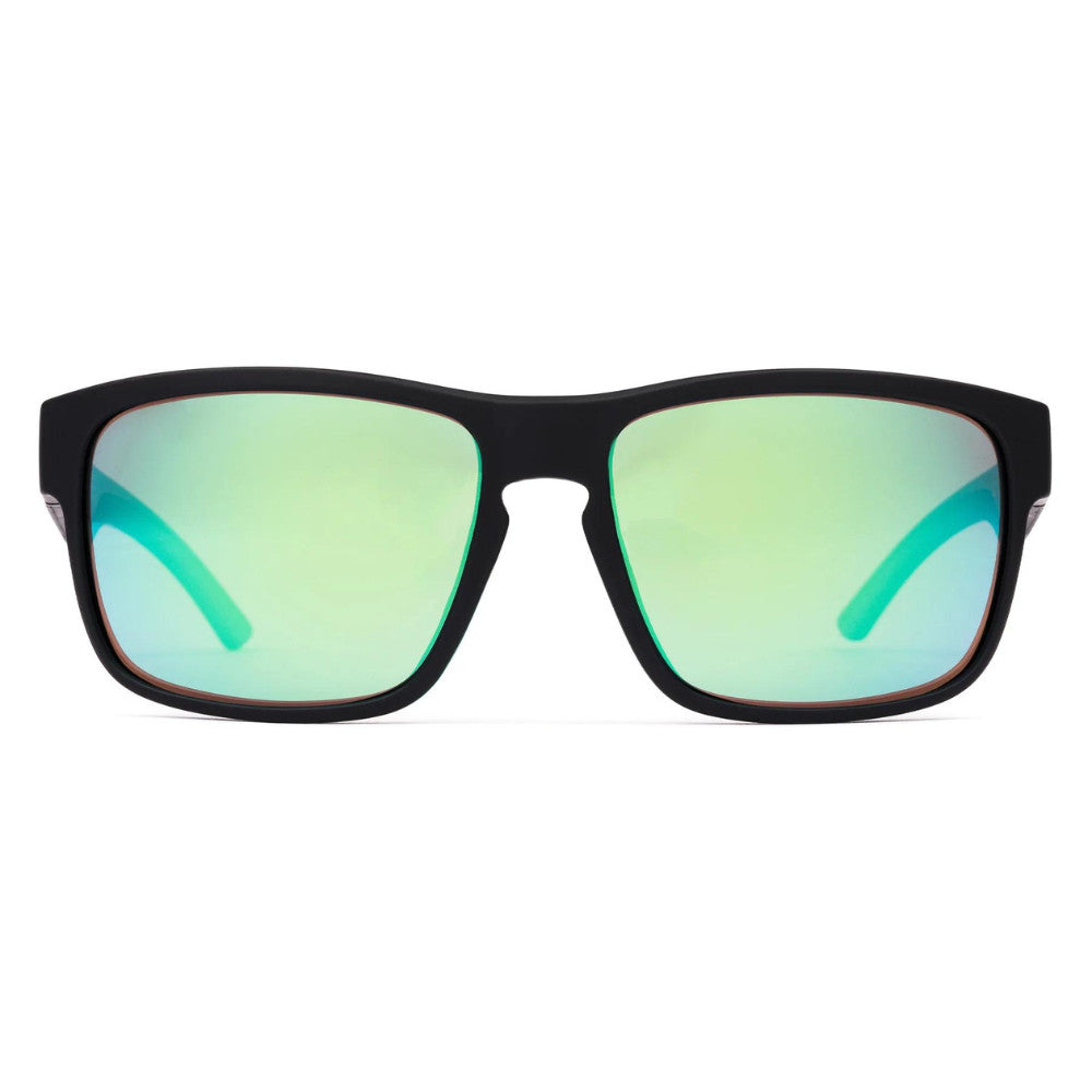 Otis Rambler Sport Polarized Sunglasses MatteBlack MirrorGreen