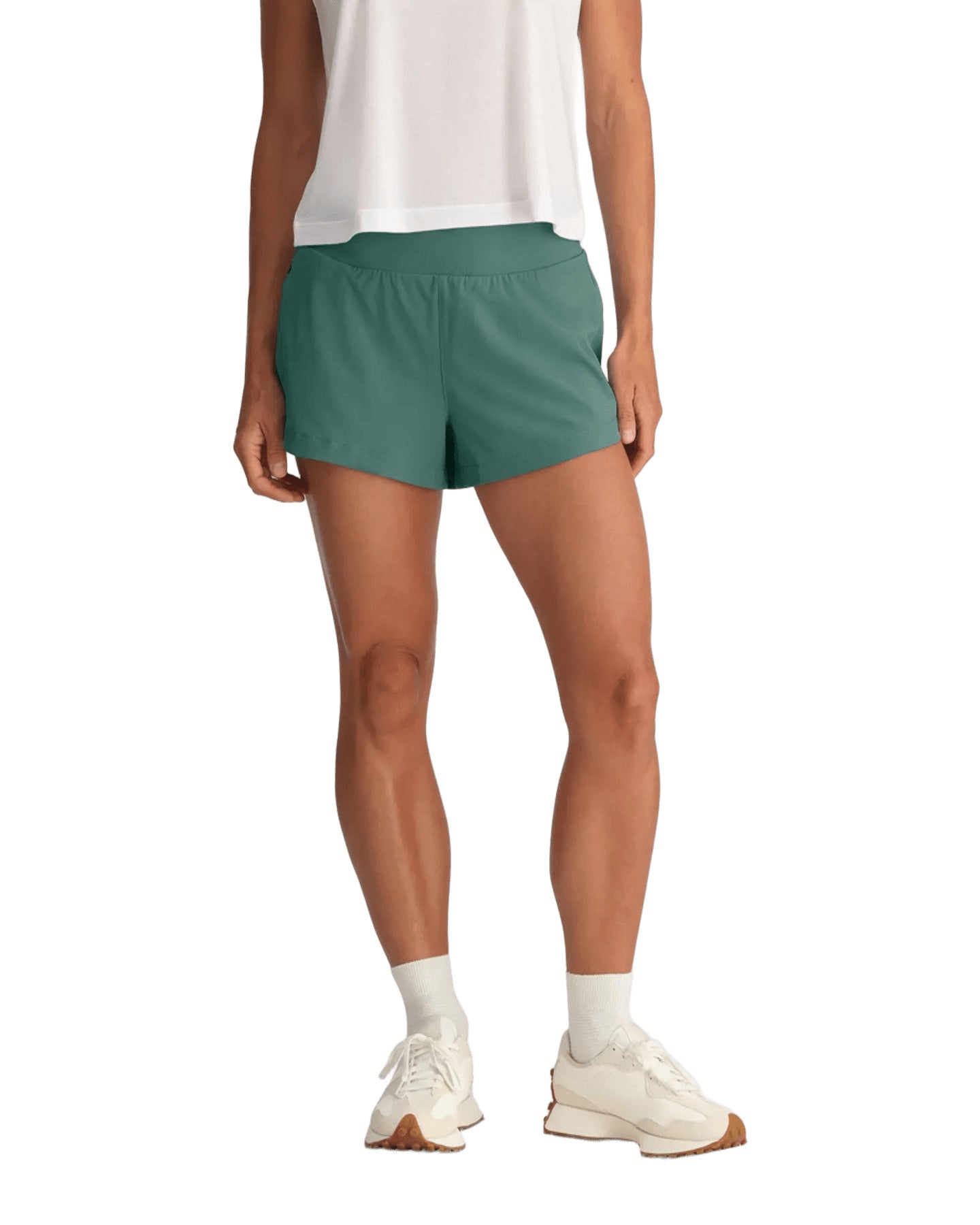 Free Fly Women's Bamboo-Lined Active Breeze Short 535-Sea Pine M