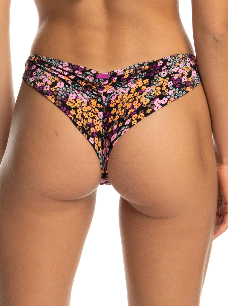 Roxy Beach Classics Printed Cheeky Bikini Bottom.