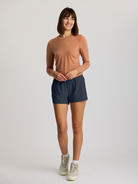 Free Fly Women's Pull-On Breeze Short Storm Cloud L