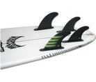 Future Fins F8 Alpha 5-Fin Set Carbon-Olive L.