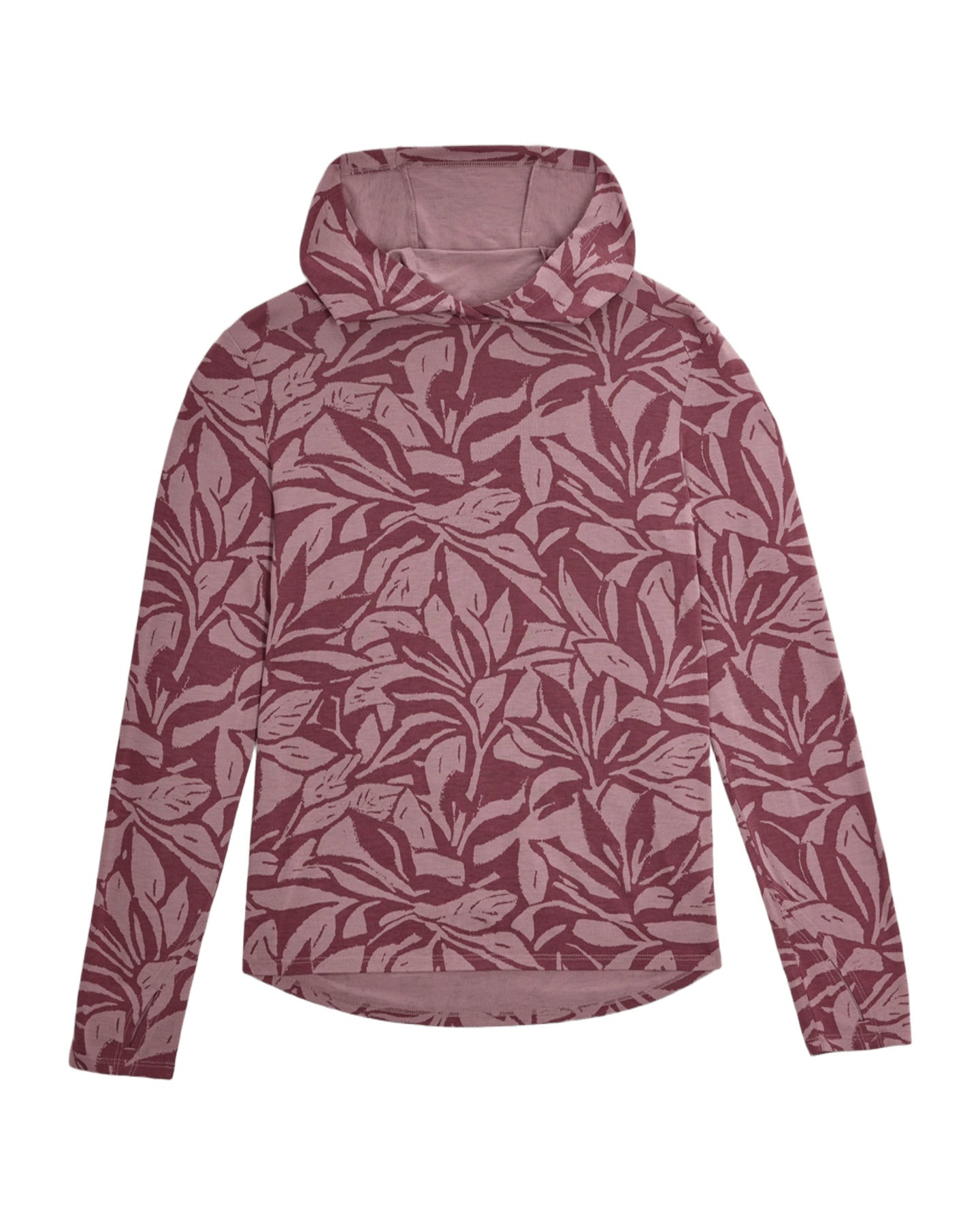 Free Fly Women's Bamboo Shade Hoodie II Canopy Print Fig S