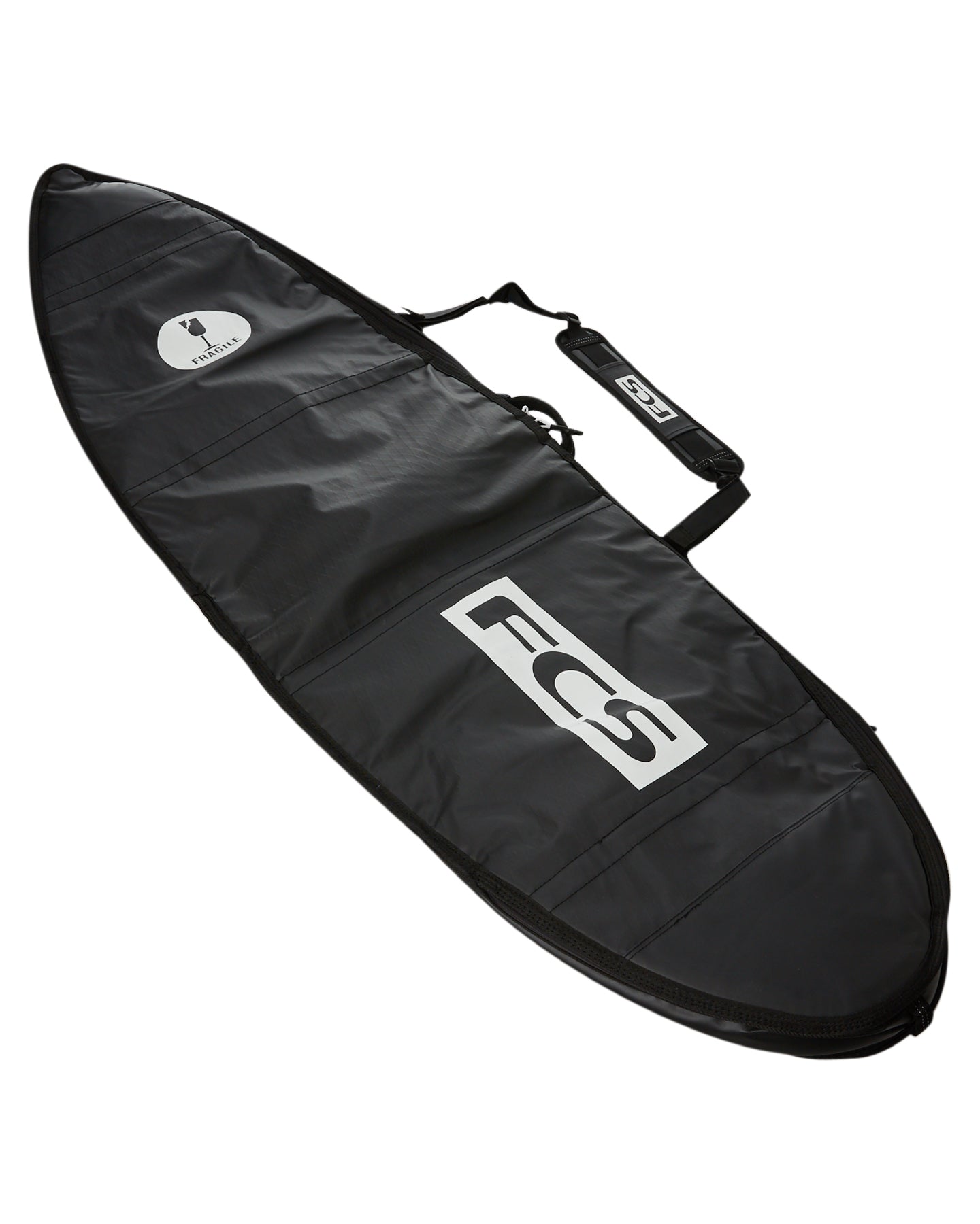 FCS Travel 1 All Purpose Boardbag Black-Grey 6ft3in