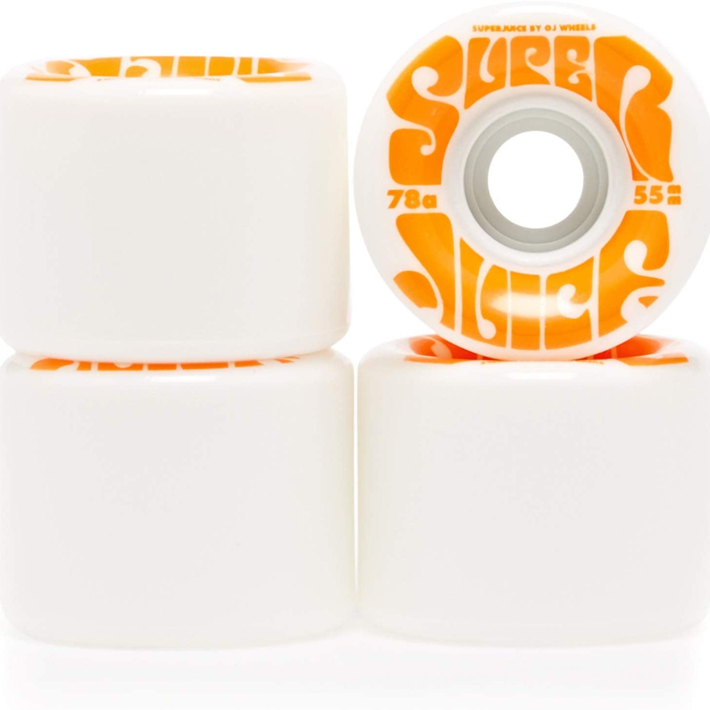 OJ Mini Super Juice Wheels White 55mm