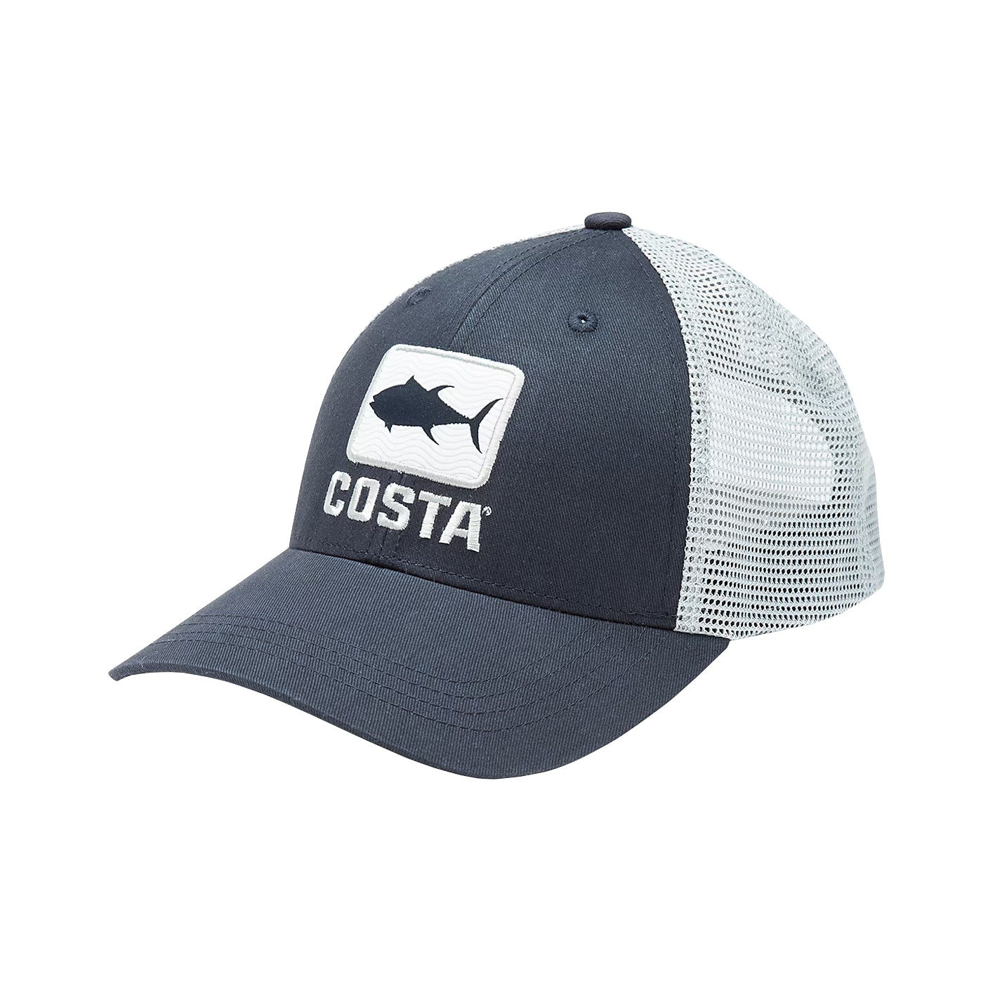 Costa Del Mar Tuna Waves Trucker Hat Navy OS