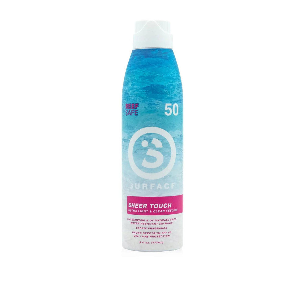 Surface SPF 50 Sheer Touch Continuous Spray 6oz 2-Pack