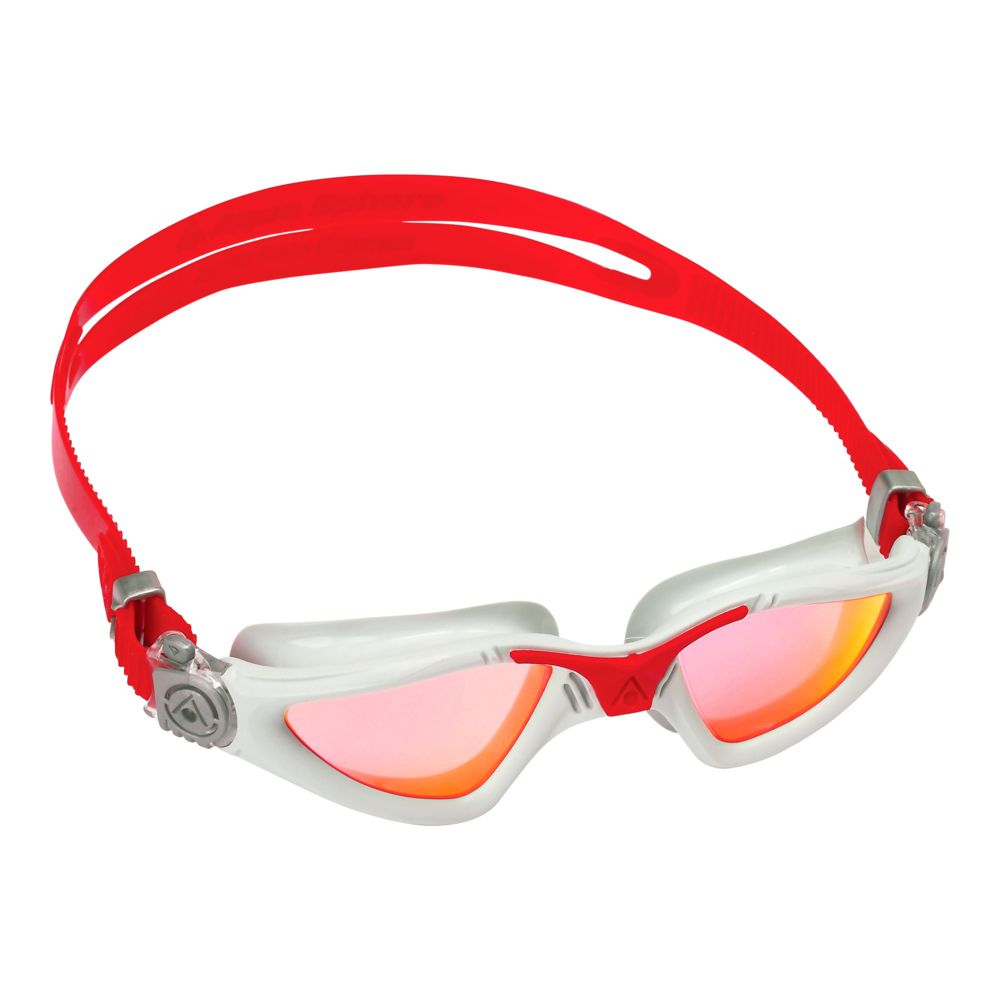Aqua Sphere Kayenne Swim Goggles LightGray/Red/Red