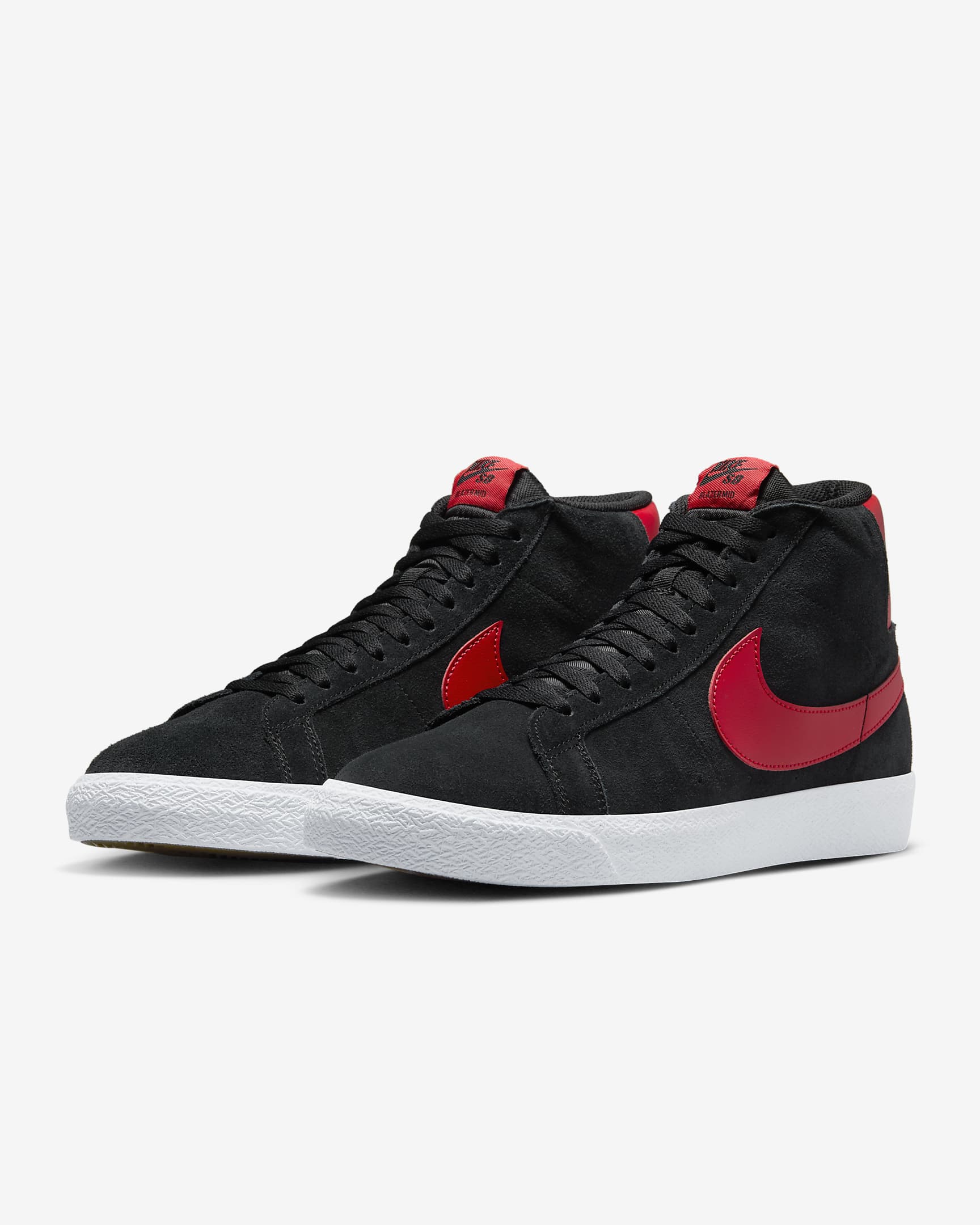 Nike SB Zoom Blazer Mid 002-Black/UniversityRed 10