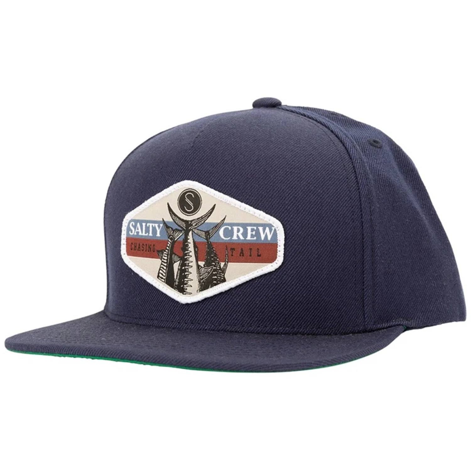 Salty Crew High Tail 5 Panel Hat Navy One Size