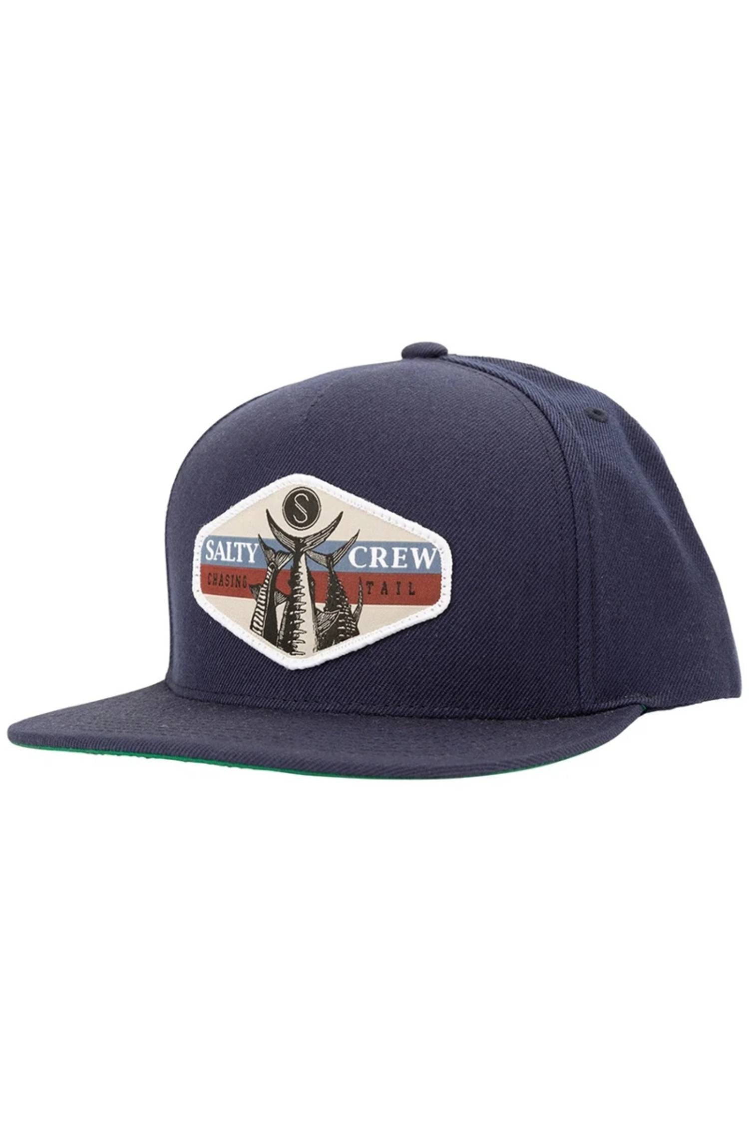 Salty Crew High Tail 5 Panel Hat Navy One Size