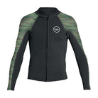 Xcel Axis 2/1mm LS Front Zip Boys Wetsuit Jacket BGC-Black-Green Camo 8