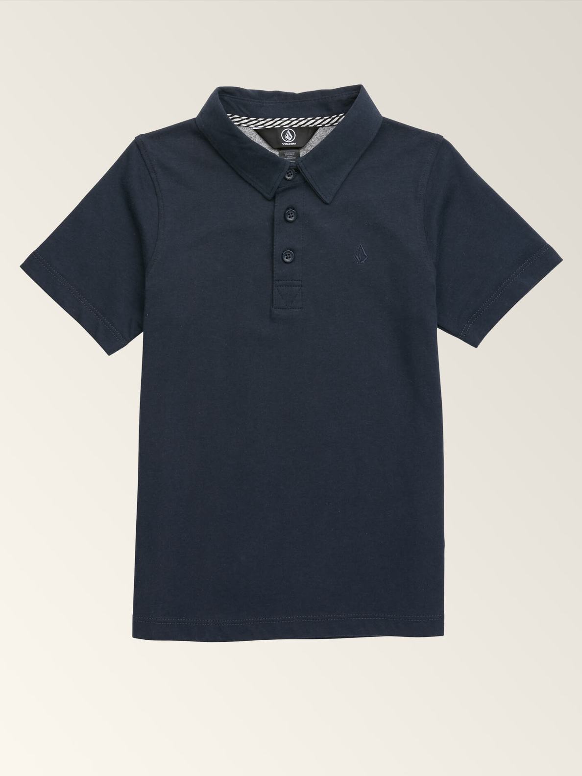 Volcom Wowzer Short Sleeve Kids Polo Shirt NVY-Navy 7