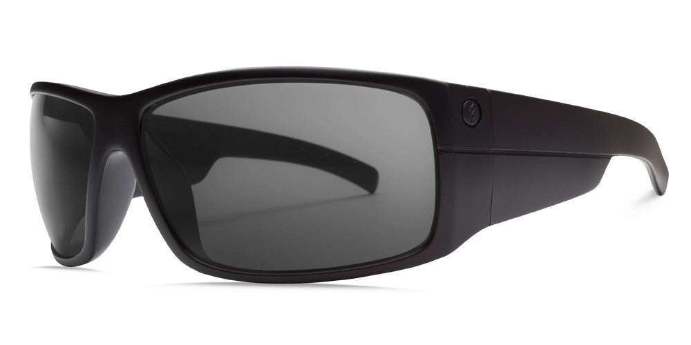 Electric Mudslinger Sunglasses Matte Black Grey Square
