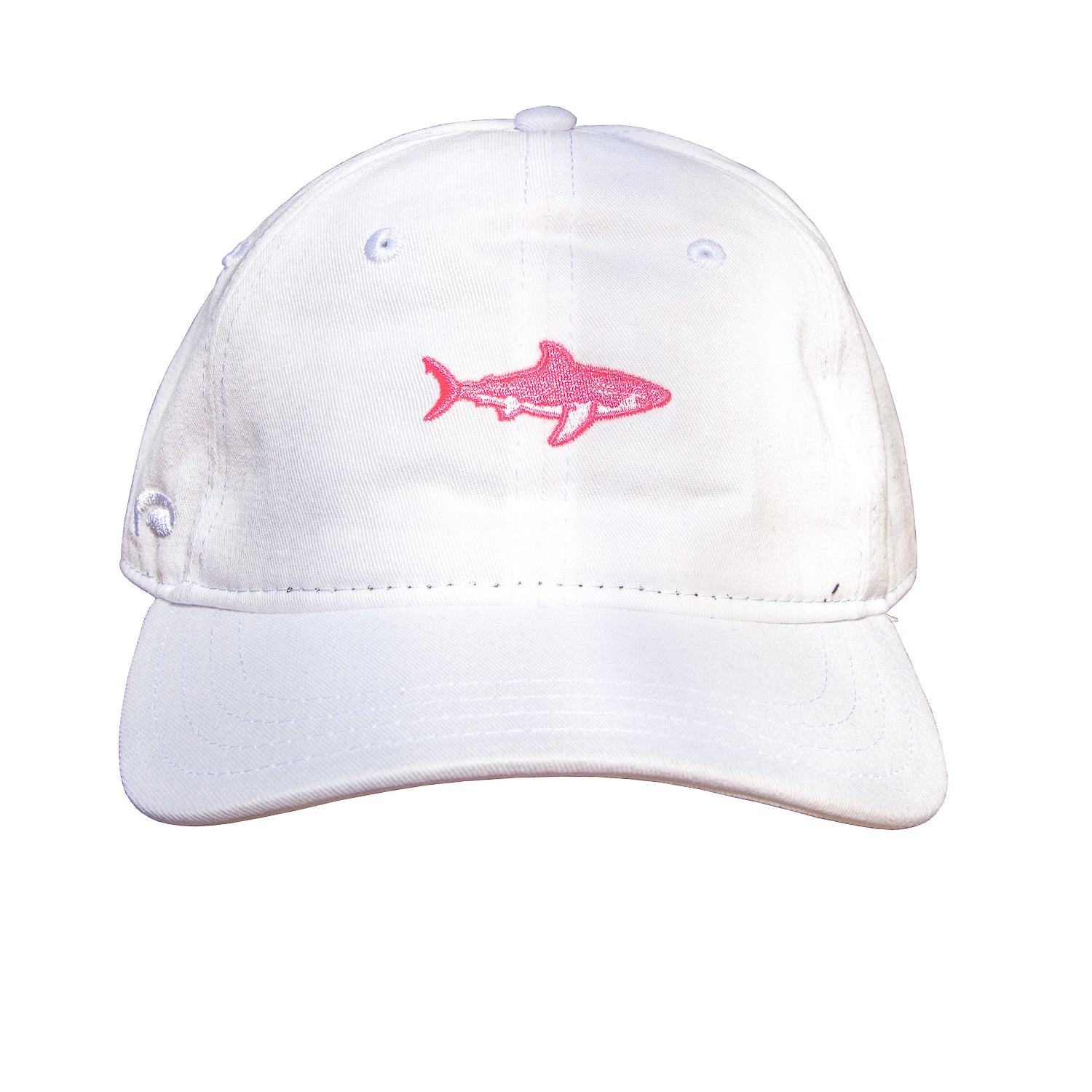 Island Water Sports Low Profile Shark Hat White/Pink OS