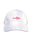 Island Water Sports Low Profile Shark Hat White/Pink OS