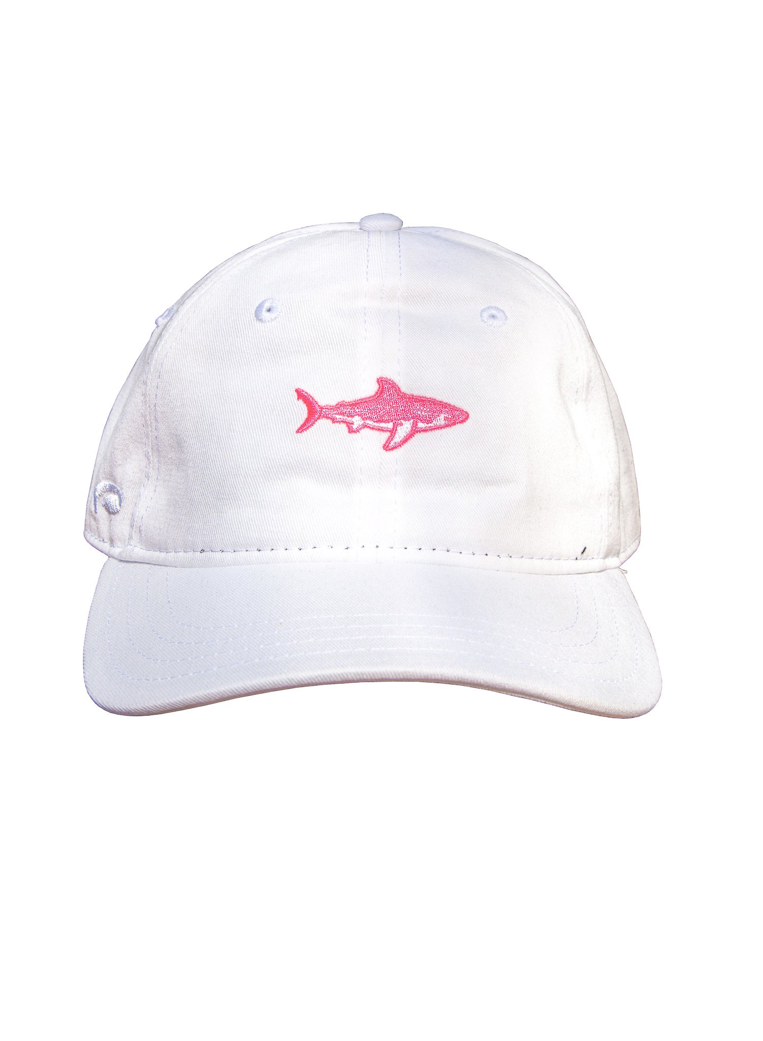 Island Water Sports Low Profile Shark Hat White/Pink OS