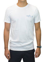 Island Water Sports Watercolor Shark S/S Tee White XXXL