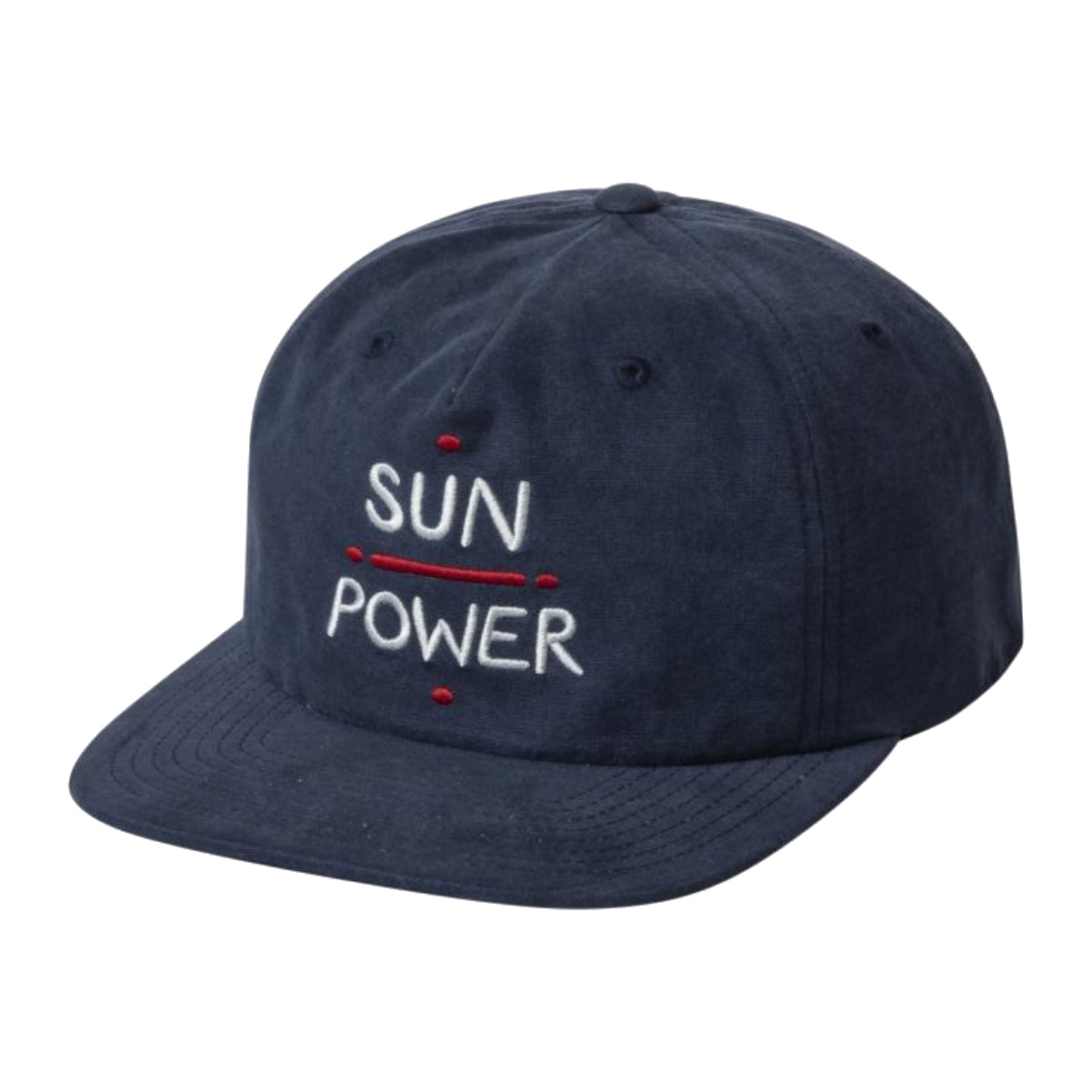 RVCA Sun Power Snapback Hat Navy OS