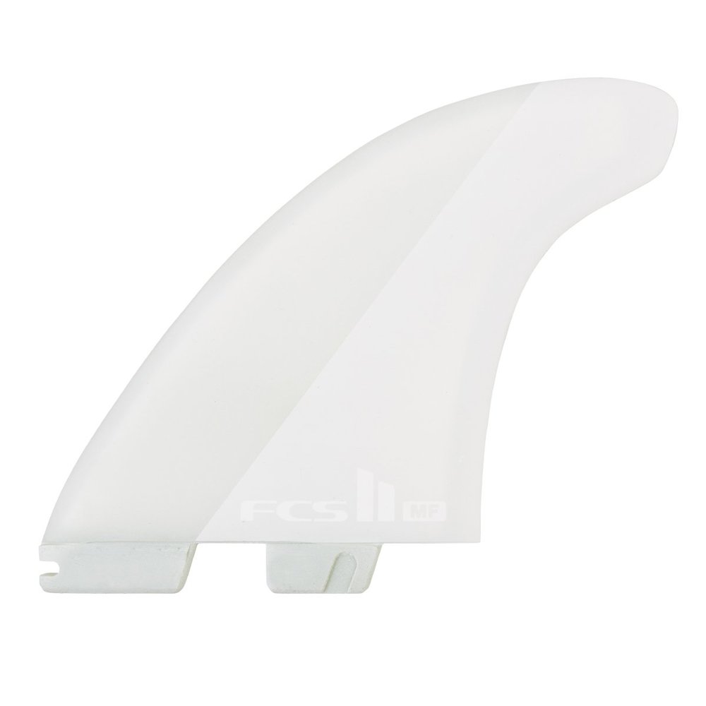 サーフィン・ボディボード FCS II MF PC Twin+1 WhiteXlarge Retail FCS 2 MF PC Twin+1 Fin Set White XLarge | Island Water Sports