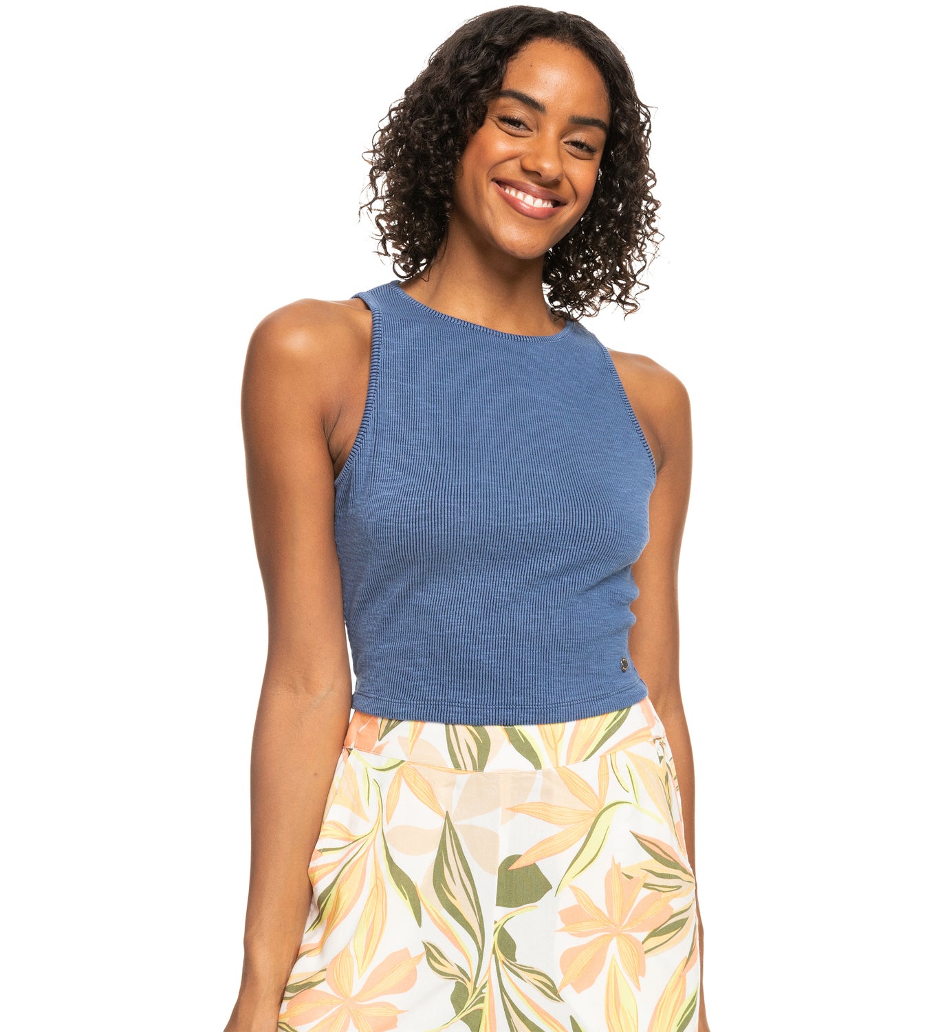Roxy Never Ending Vacation Ribbed Crop