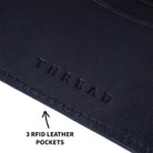 Thread Wallets BiFold Wallet  Black Onesize