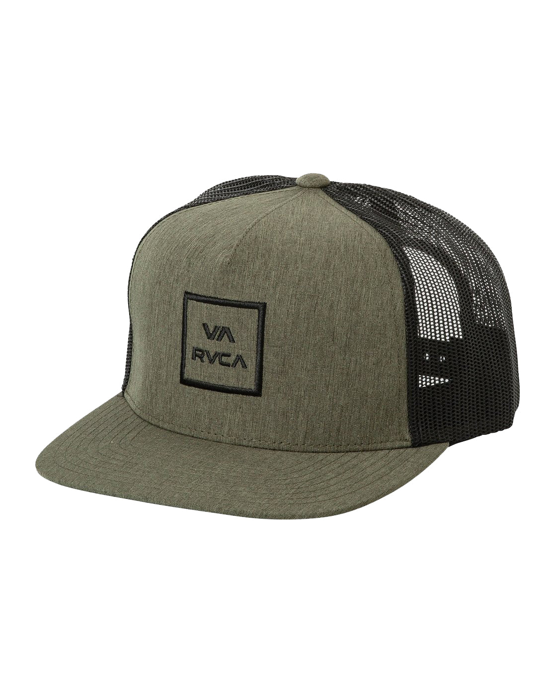 RVCA VA All The Way Trucker Hat GNH-GreenHeather OS