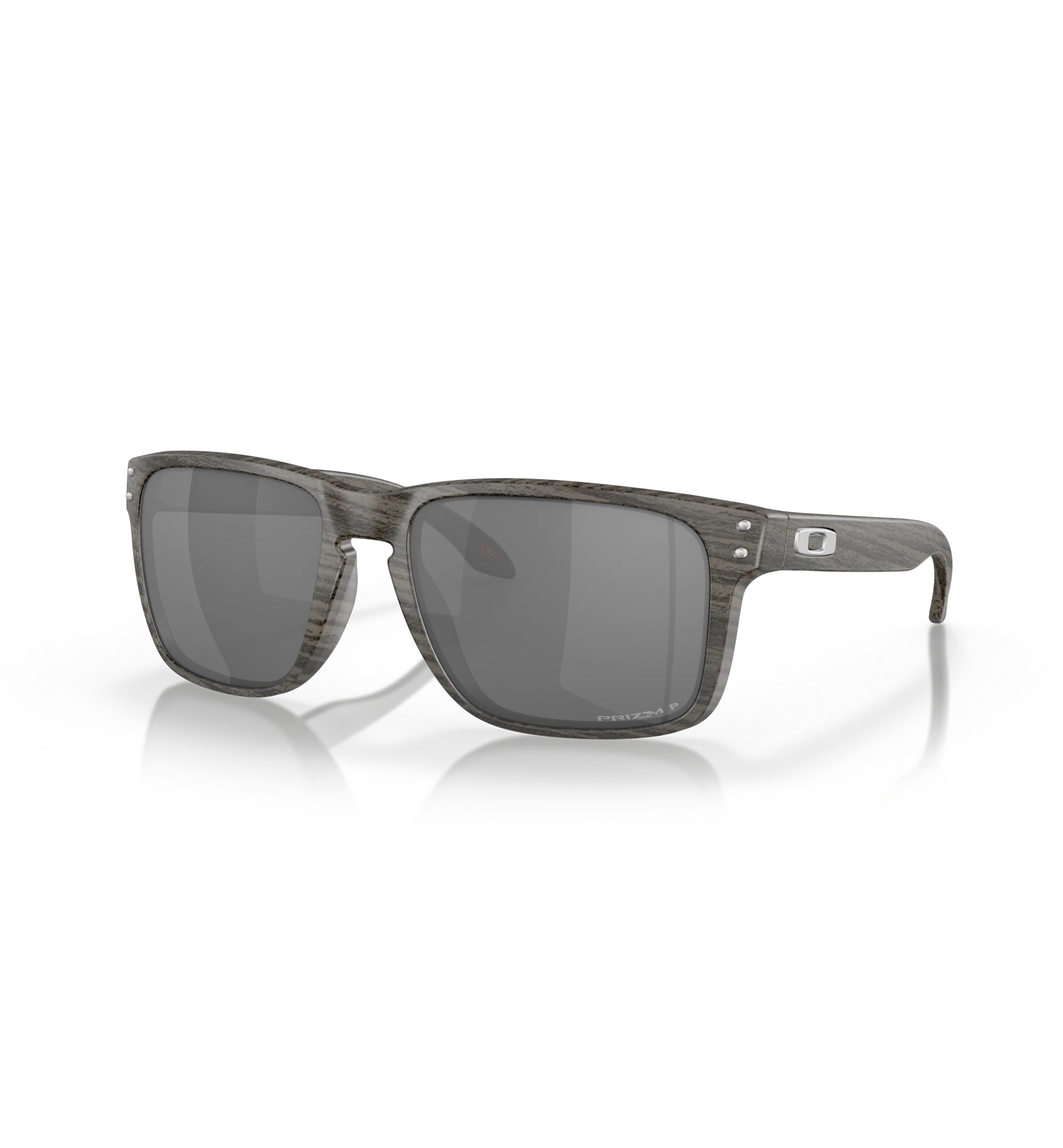 Oakley Holbrook XL Polarized Sunglasses Woodgrain PrizmBlack Square