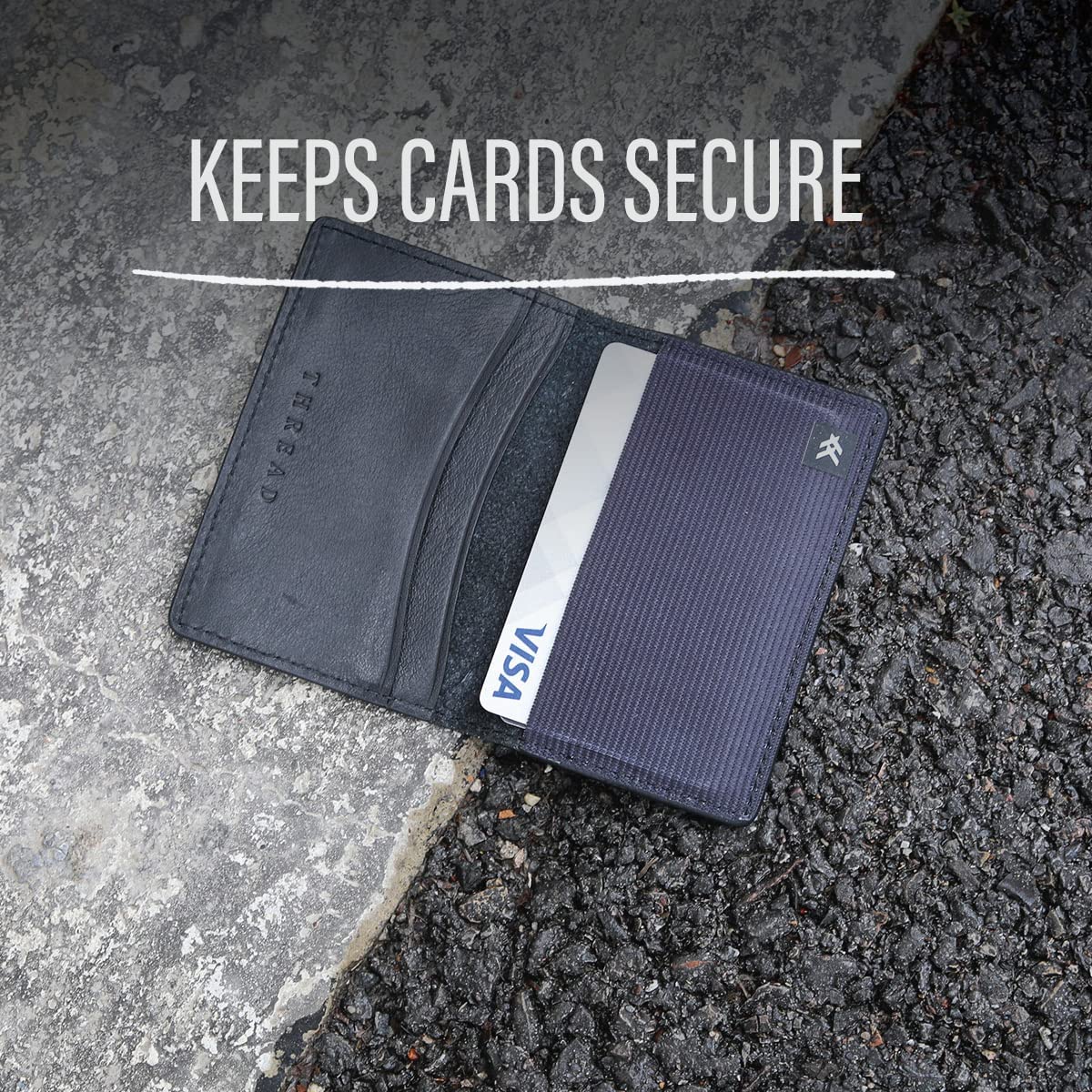 Thread Wallets BiFold Wallet  Black Onesize