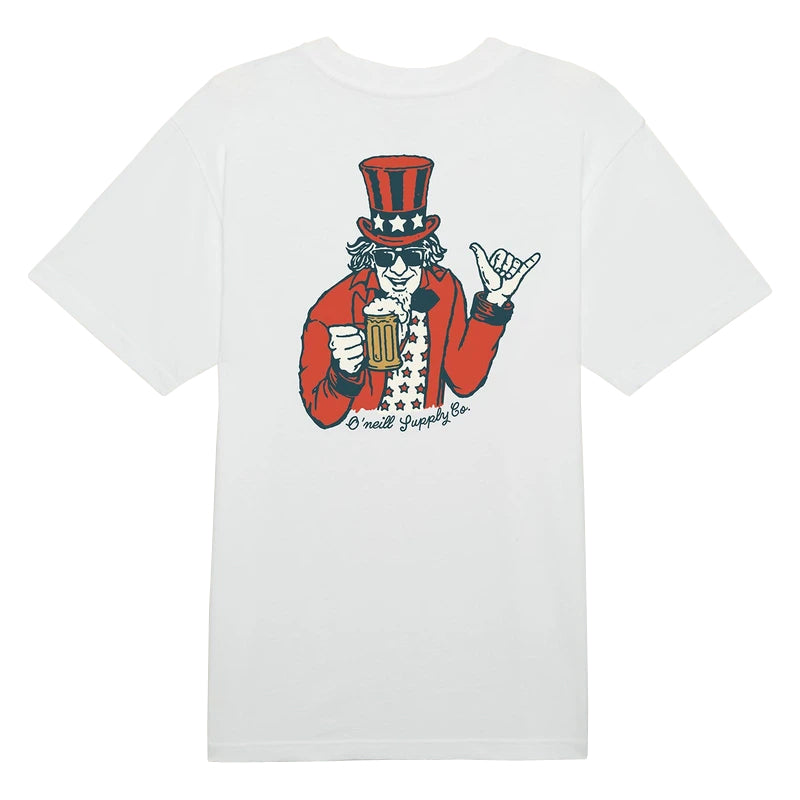 O'neill Uncle Sam tee White S