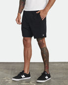 RVCA Yogger Stretch Short BLK-Black S