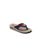 Reef Fanning Boys Sandal Taupe-Navy 3 Y