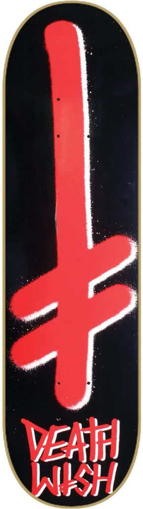 Deathwish Skateboards Gang Logo Deck Black/Red 8