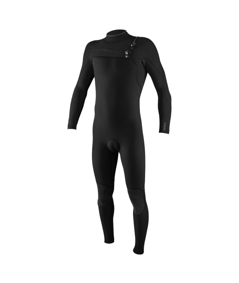 O Neill Hyperfreak 3/2+mm Chest Zip Fullsuit A00-Black-Black XXL