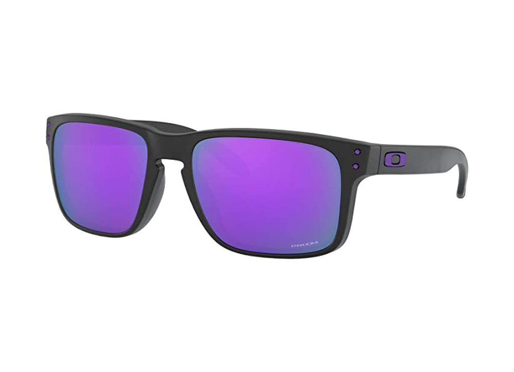 Oakley Holbrook Sunglasses MatteBlack VioletIridum Square