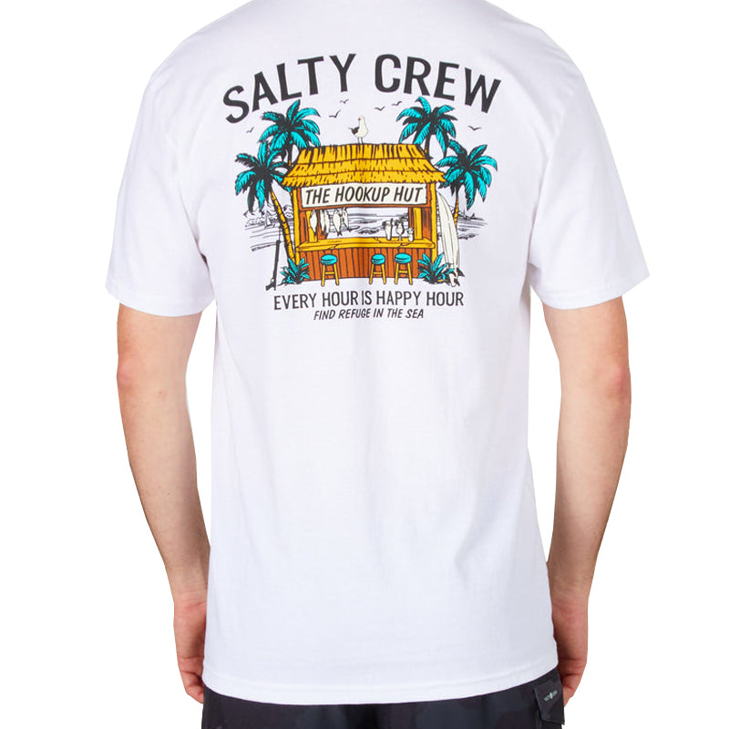 Salty Crew Salty Hut Standard SS Tee WHT S