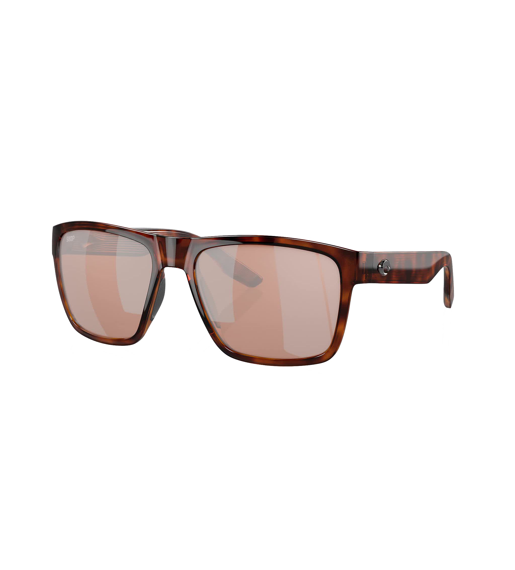 Costa Del Mar Paunch XL Polarized Sunglasses Tortoise CopperSilver Mirror580P