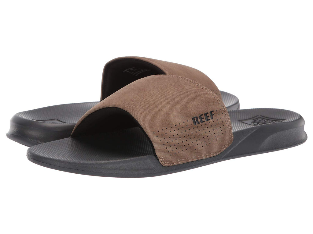 Reef One Slide Mens Sandal GTA-Grey-Tan 8